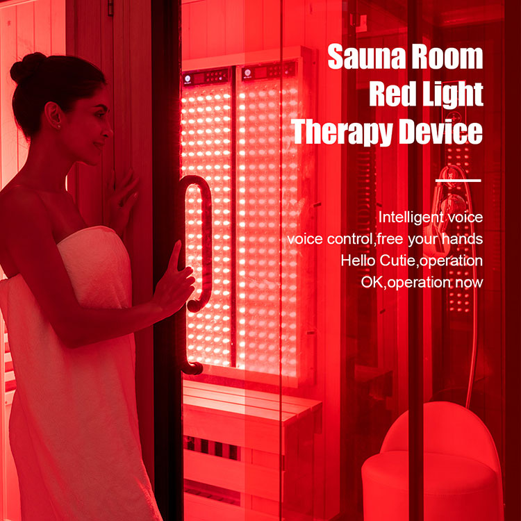 dispositif de thérapie par la lumière rouge d'intérieur de salles de sauna 660nm